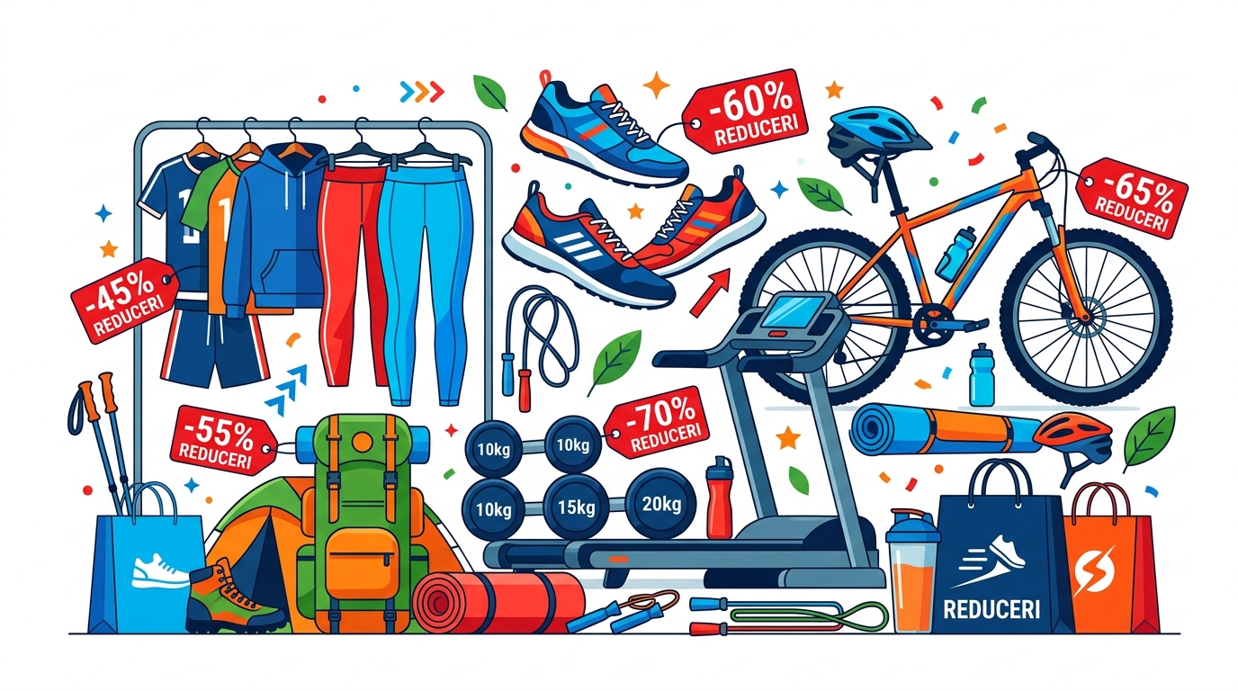 Magazine de sport si fitness cu reduceri din Romania 2026