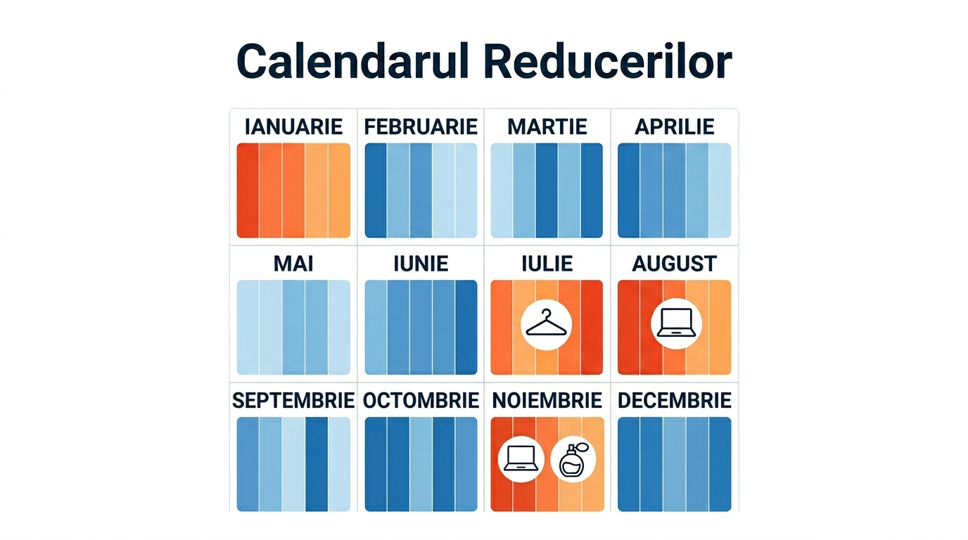 Calendarul Shopilo al Reducerilor în România - harta anuală completă
